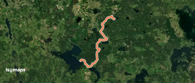 Ezertaka: Klepinu ezers-Silene-Ilgas-Riču ezera Pērkules krauja