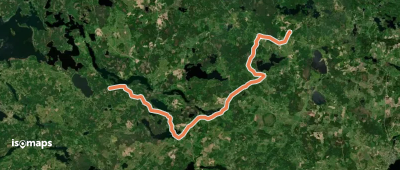 Ezertaka: Geraņimovas Ildza ezers-Koškina-Strodi-Vecokra-Biža-Andrupene