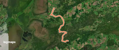 Ezertaka: Lielais Svētiņu ezers-Ozolsala-Viškuļi-Silamuiža-Bērži -Bērzpils