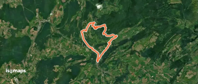 Salins les Bains et le Mont Poupet