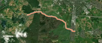 blaues Dreieck Reudern - Bürgerseen - Dettingen