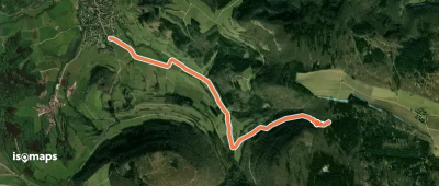 Äußerer Zugangsweg des SAV (blaues Dreieck)