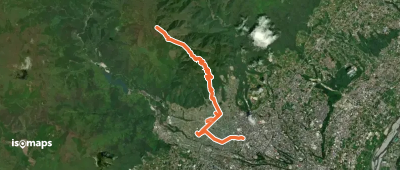 風越山・白山社奥宮表参道