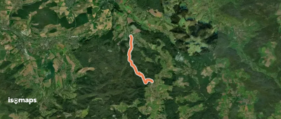 Querweg des SAV (blauer Punkt)