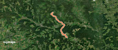 Querweg des SAV (roter Punkt)