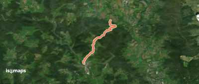 Querweg des SAV (blauer Punkt)
