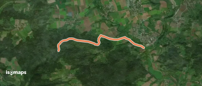 Querweg des SAV (blauer Punkt)