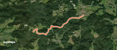 Querweg des SAV (blauer Punkt)