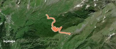 C24a - bivio C24 - Cavallo di Ro, bivio C22 (baite)