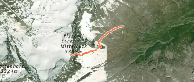 C99a - bivio C99 - Bivacco Varese - Attacco Ferrata del Lago - Passo Bottarello