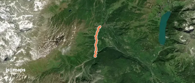 H09y - Pian di Rio Secco - Bivio H0. Parte della Veia di Scuettar