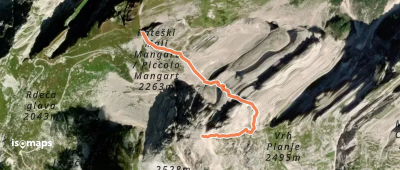 Via normale Monte Mangart