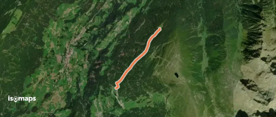 Wanderweg zur Leiner Alm.