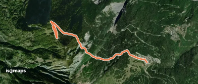 Croix d'Albiez en aller-retour
