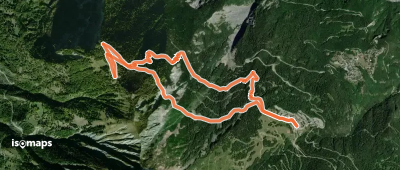 Croix d'Albiez en boucle