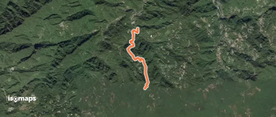 月扇湖山登山路線