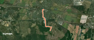 Zubringerweg aus Richtung Bahnhof Dallgow-Döberitz