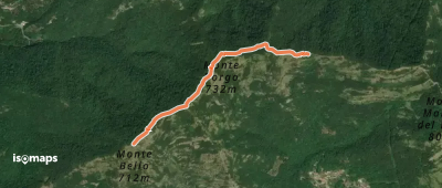 Passo Serra - Monte Borgo - Monte Bello