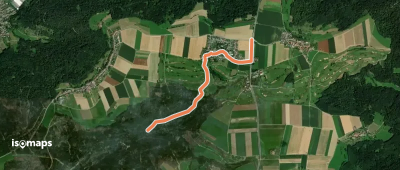 Querweg des SAV (roter Punkt)