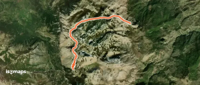 Sentiero Fianco Ovest Pizzo Carbonara