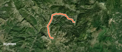 Hiking trail Leskovik-Shelegur