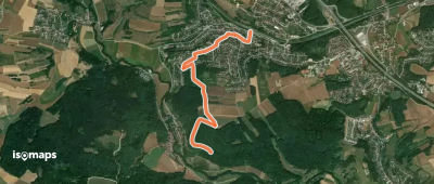 W 66 Undorf - Anschluss an W7 (Grünes Rechteck)