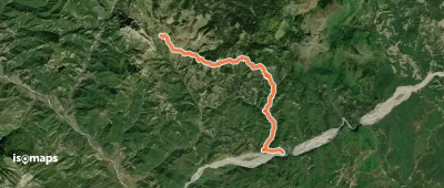 Hiking trail Leskovik-Sarandapor (historic route)