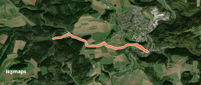 gelbe Gabel Veringenstadt - Winterlingen