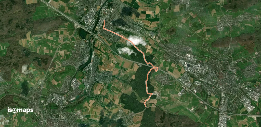 Wendlingen, Bahnhof - Donzdorfer Tal - Bürgersee