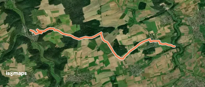blauer Punkt Bad Imnau - Höfendorf