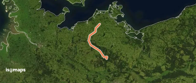 Europäischer Fernwanderweg E10, Deutschland, Mecklenburg