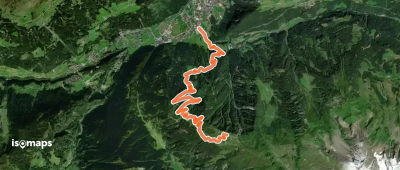 Wanderweg 46: Mayrhofen => Ahornbahn Bergstation
