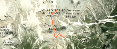 Ferrata Giuseppe Olivieri a Punta Anna