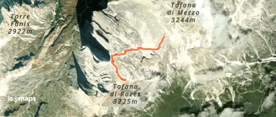 Tofana di Rozes (via normale)