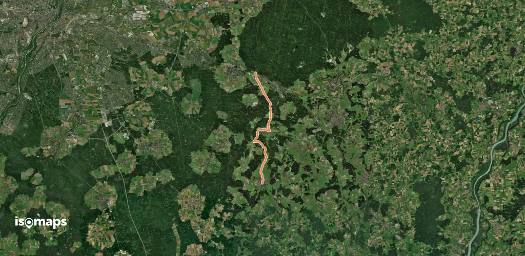 Würmsee-Inntal-Weitwanderweg (weiß auf rot)