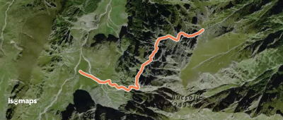 Valea Mălăiești - Șaua Brâna Caprelor