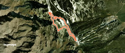 Upper La Luz, Crest House Spur, Crest Loop Route