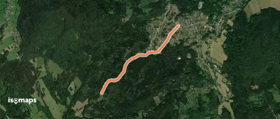 Jonsdorf - Grenze CZ (grüner Strich)