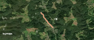 Querweg des SAV (blauer Punkt)