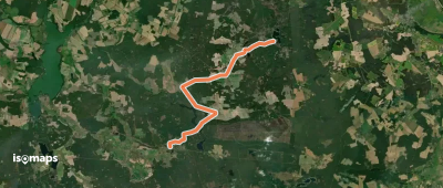 Wanderweg Jämlitz-Leeskow- Ullersdorf-Groß Mukrow-Wirchensee.