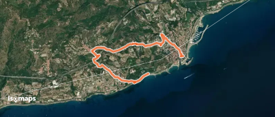 Antica mulattiera da San Lorenzo al Mare a Costarainera - Piani Paorelli
