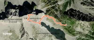 Lamsenspitze Normalweg