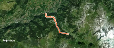 Grande Traversée des Alpes - variante Montchavin (ancien tracé principal)