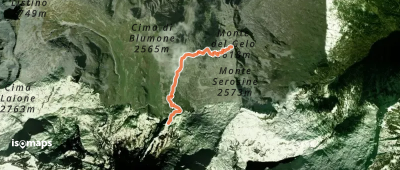 Sentiero del Passo Gelo
