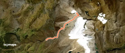 Ruta normal al Pico Guicán