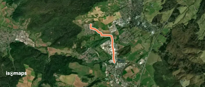 blaues Minus Hechingen - Bechtoldsweiler