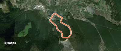 Zielona ścieżka nordic walking