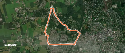 WNW Veluwe - Ermelo-Station - rode route