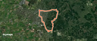 WNW Veluwe - Putten/Putterbos/Krachtighuizerheide - gele route