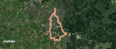 WNW Veluwe - Putten/Krachtighuizerheide - paarse route